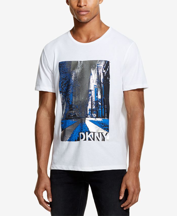 DKNY Men's Graphic-Print T-Shirt, Created for Macy's & Reviews - T ...