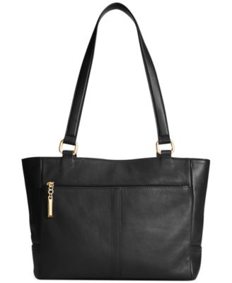 EUC outlets Womens Black Nappa Leather Handbag - Bernini