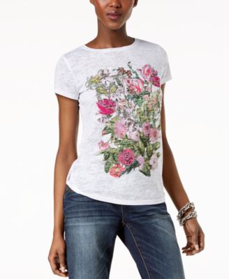 INC International Concepts - Embroidered Burnout T-Shirt