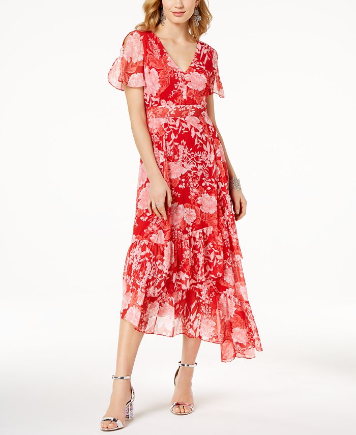 Macy's asymmetrical hot sale dress