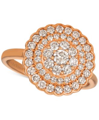 Le Vian - Diamond Halo Cluster Ring (1 ct. t.w.) in 14k Rose Gold