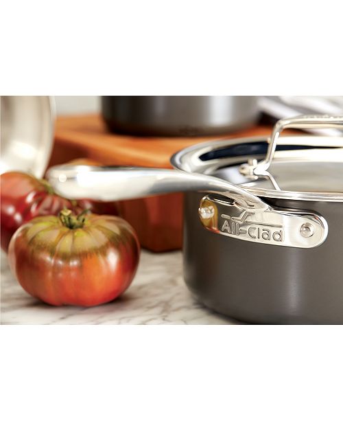 AllClad LTD 10Pc. HardAnodized Stainless Steel Cookware Set