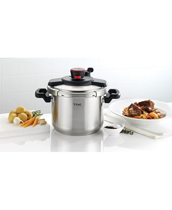 T-Fal Clipso Stainless Steel 8-Qt. Pressure Cooker - Macy's