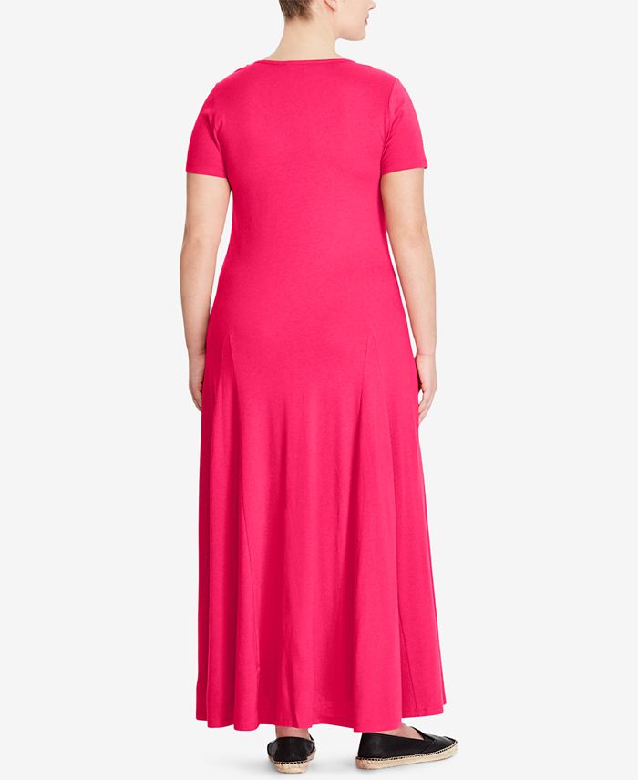 Lauren Ralph Lauren Plus Size Fit & Flare Maxi Dress Macy's