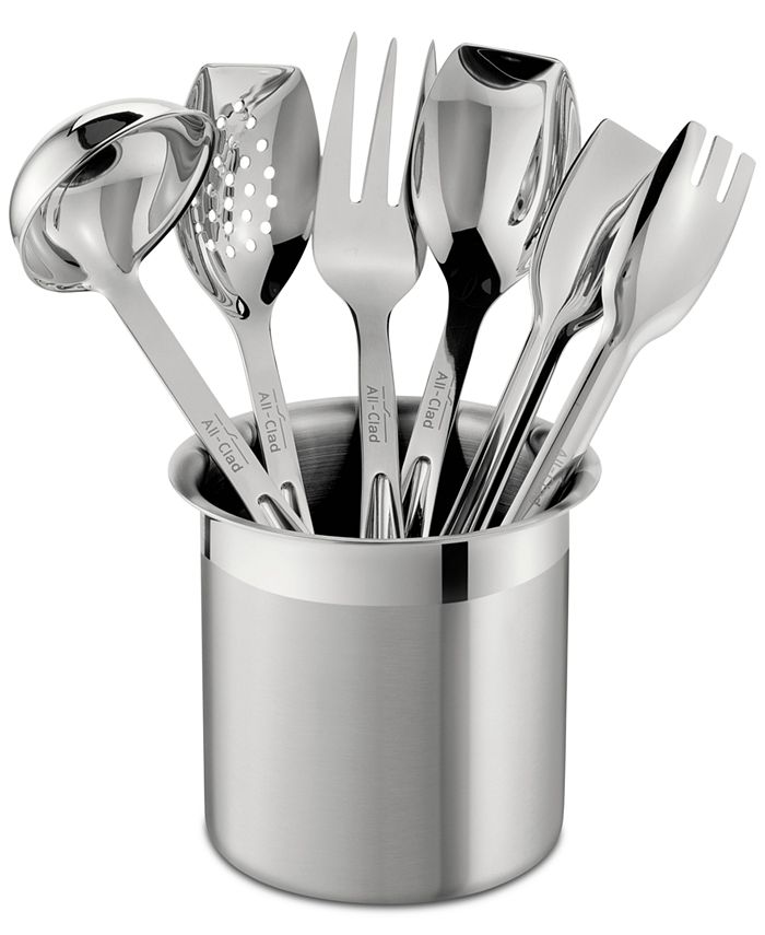 All-Clad - Stainless Steel Kitchen Tools Set, Cook and Serve