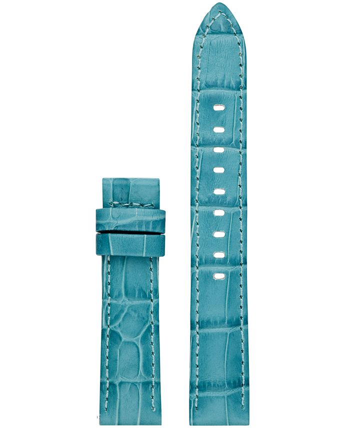 Optage Reorganisere hage Michael Kors Access Women's Sofie Blue Leather Smart Watch Strap & Reviews  - Macy's