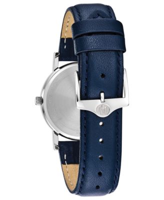 Women's American Clipper Navy Leather Strap Watch 32mm