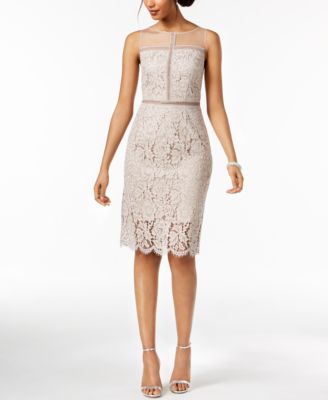 petite lace sheath dress