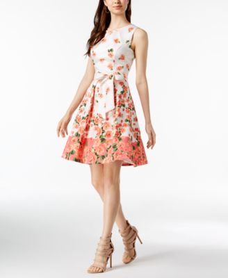 jessica howard floral fit and flare dress