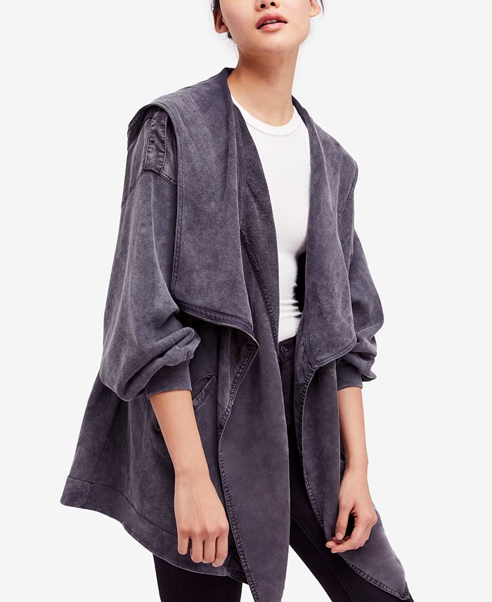 Free People Cotton Oversized Hoodie Macy s