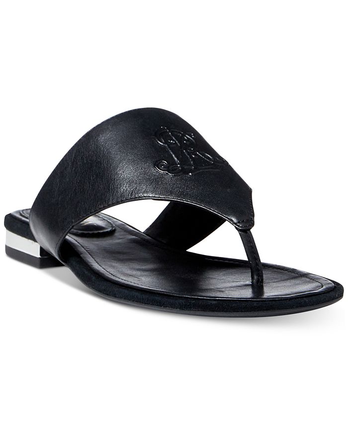 Lauren Ralph Lauren Deandra Flat Thong Sandals Macy s