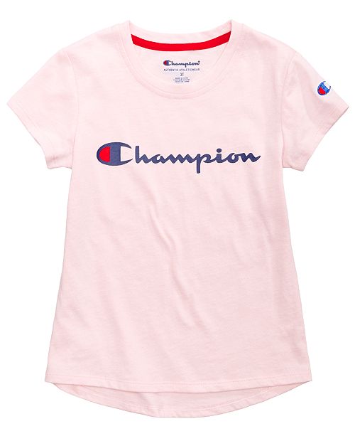 Champion Heritage Logo-Print T-Shirt, Toddler Girls & Reviews - Shirts ...