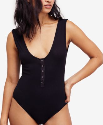 henley tank bodysuit