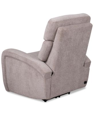 Stellarae Fabric Power Recliner with USB, Created for Macy's