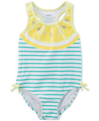 girls lemon swimsuit