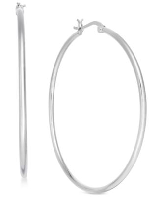 And Now This - Polished Hoop Earrings