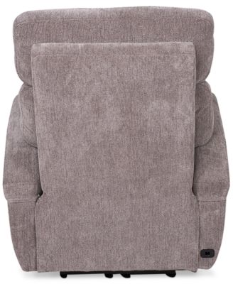 Stellarae Fabric Power Recliner with USB, Created for Macy's