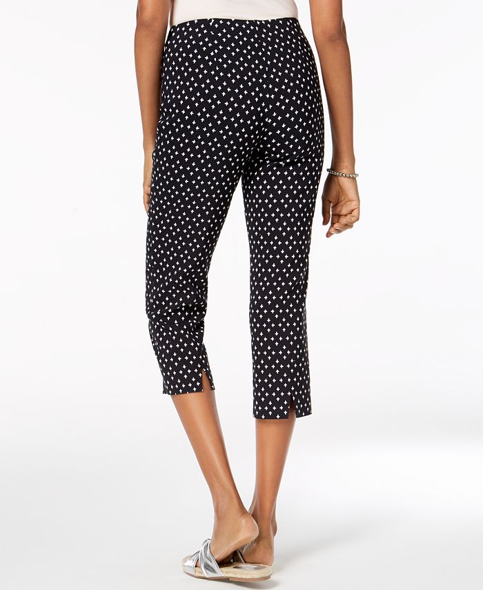 Charter Club Printed Capri Pants, Created for Macy's - Macy's