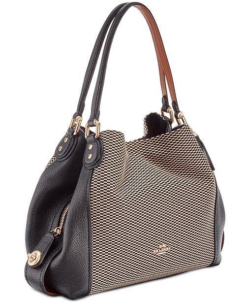 COACH Legacy Jacquard Edie 31 Medium Shoulder Bag & Reviews - Handbags & Accessories - Macy&#39;s