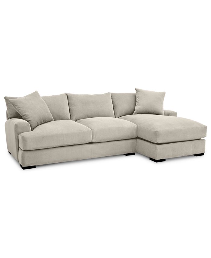 Furniture Rhyder 2Pc. Fabric Sectional Sofa with Chaise, Created for Macy's Macy's