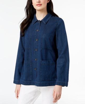 eileen fisher denim jacket