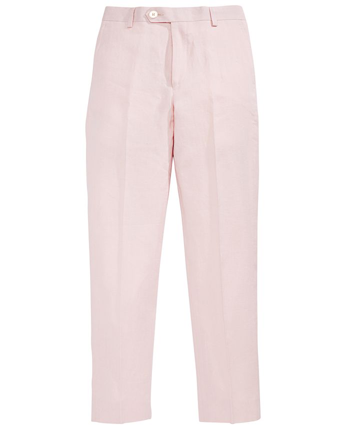 Lauren Ralph Lauren Pink Linen Pants, Big Boys - Macy's