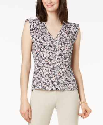 Nine West - Ruffle-Sleeve Blouse