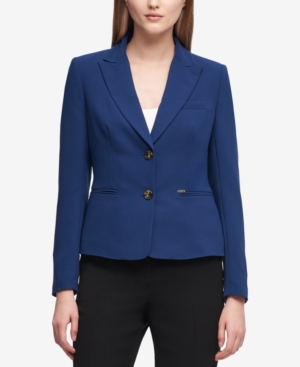 DKNY TWO-BUTTON BLAZER, CREATED FOR MACY'S