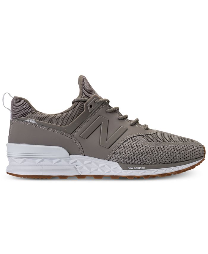 New Balance Men's 574 Sport Knit Casual Sneakers from Finish Line ...