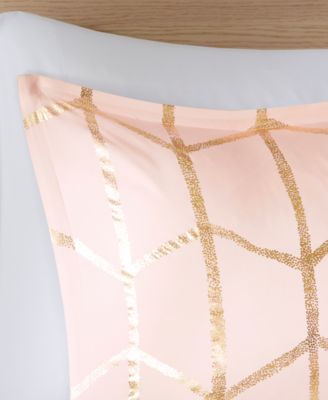 Raina Metallic 4-Pc. Comforter Set, Twin/Twin XL