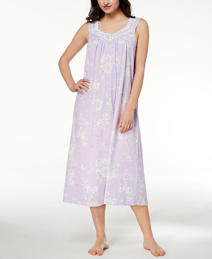 Cotton Lace Trim Nightgown
