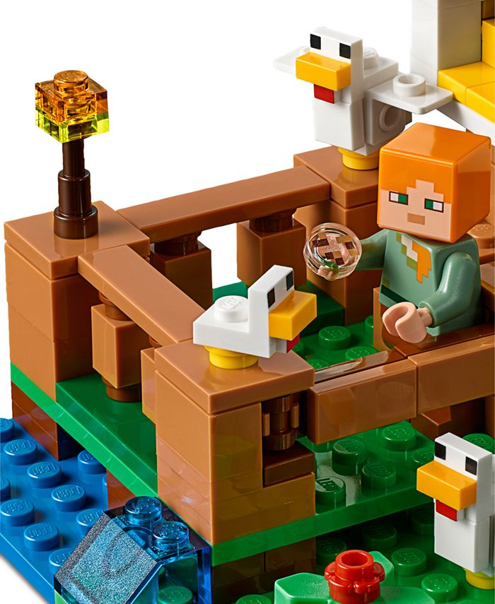 LEGO® Minecraft The Chicken Coop Set 21140 Macy's
