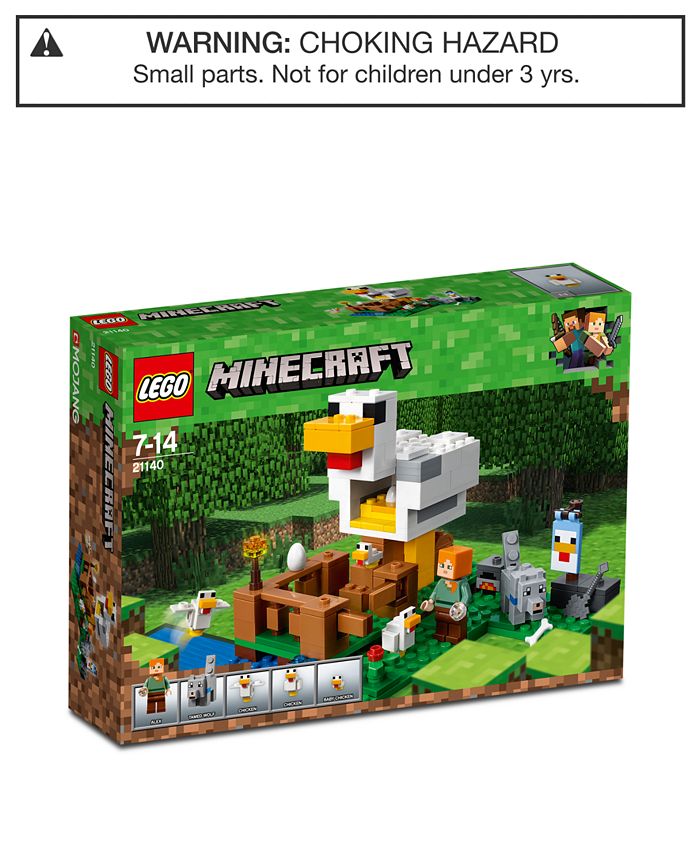 teknisk Afhængighed Auto LEGO® Minecraft The Chicken Coop Set 21140 - Macy's