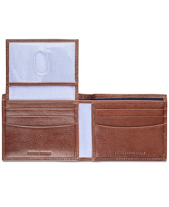 Tommy Hilfiger Men's York Leather Billfold Wallet & Reviews All