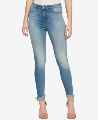 High-Rise Frayed-Cuff Jeans \u0026 Reviews 