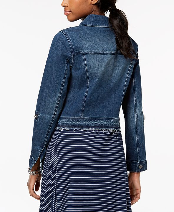 Style & Co Released Hem Denim Jacket, Created for Macy's & Reviews Jackets & Blazers Women