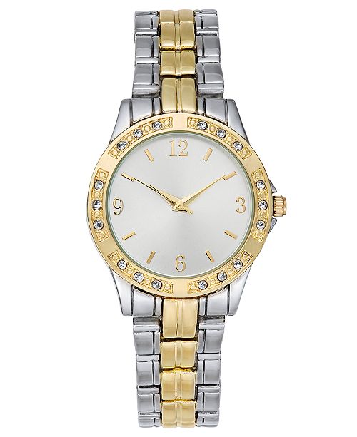 Charter Club Women S Two Tone Bracelet Watch Reviews Watches