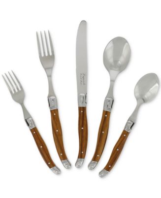 French Home Laguiole 20 Piece Stainless Steel Flatware Set, Service for 4 - Macy's