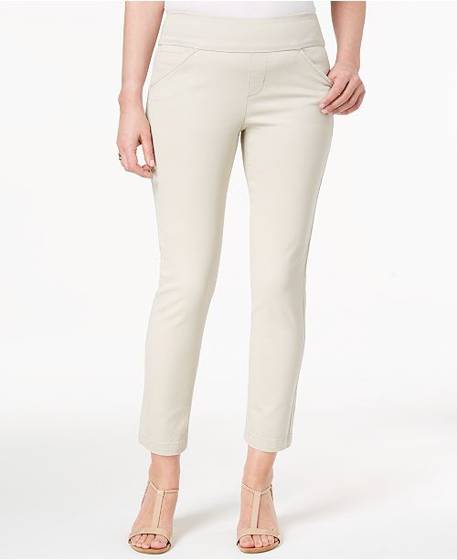 Style & Co Petite Slim-Leg Pants, Created for Macy's & Reviews - Pants ...