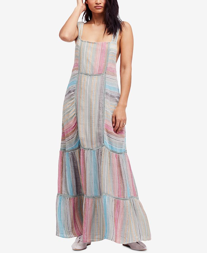 Free people deals striped maxi dress