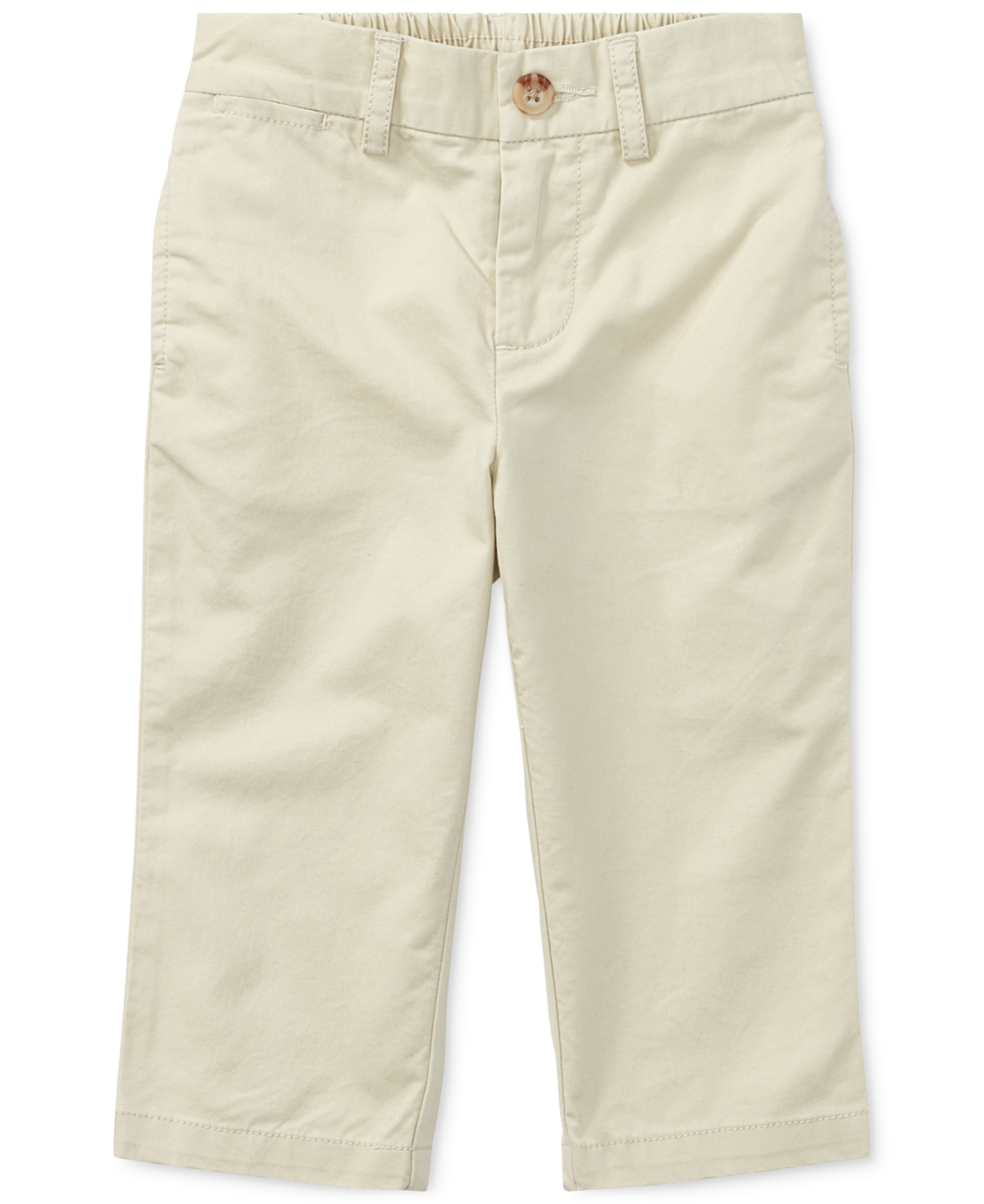 Polo Ralph Lauren Baby Boys Cotton Snug Twill Pant In Basic Sand