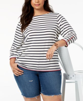 macy's tommy hilfiger plus size