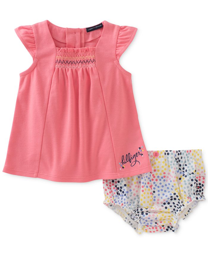Tommy Hilfiger 2Pc. Top & Bloomers Set, Baby Girls Macy's