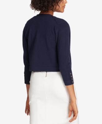 Women's Button Sleeve 3/4 Sleeve Cardigan