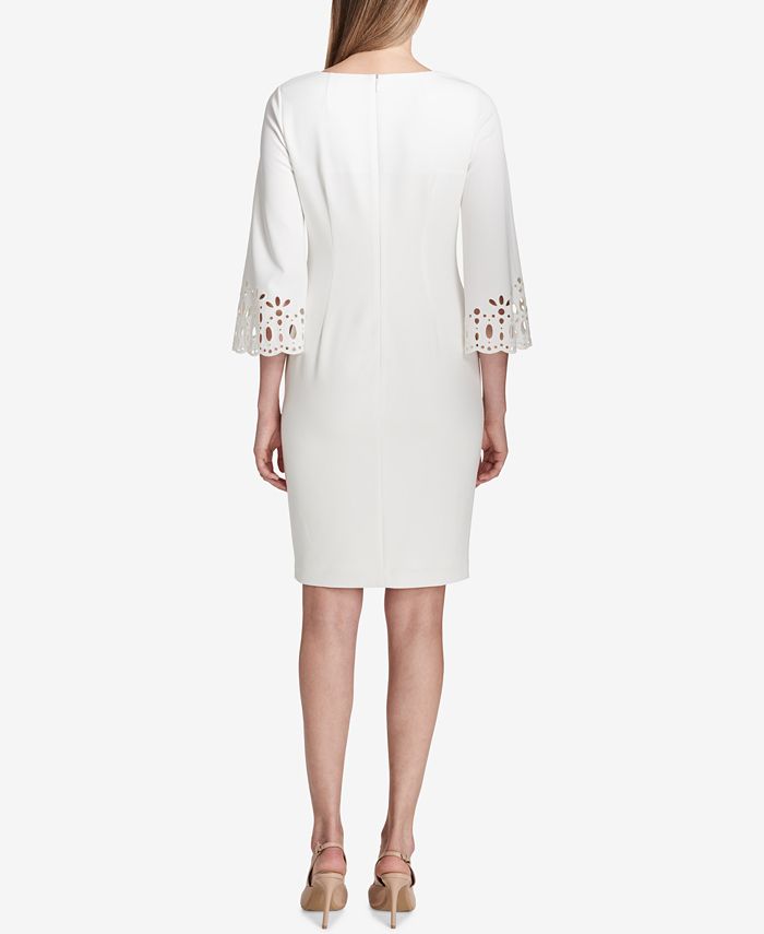 Calvin Klein White Eyelet Dress