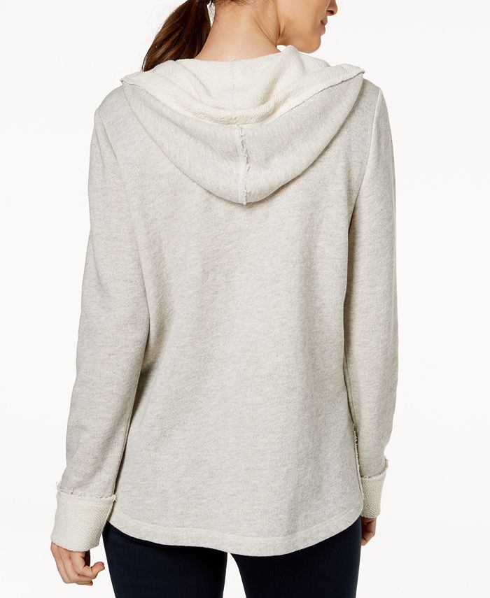 Style & Co Embroidered Hoodie Jacket, Created for Macy's - Macy's