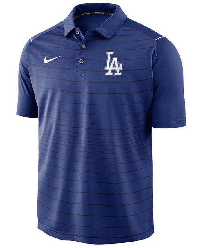 Nike Men's Los Angeles Dodgers Stripe Polo - Macy's