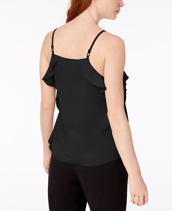 Bar III Ruffle-Side Top, Created for Macy's - Macy's