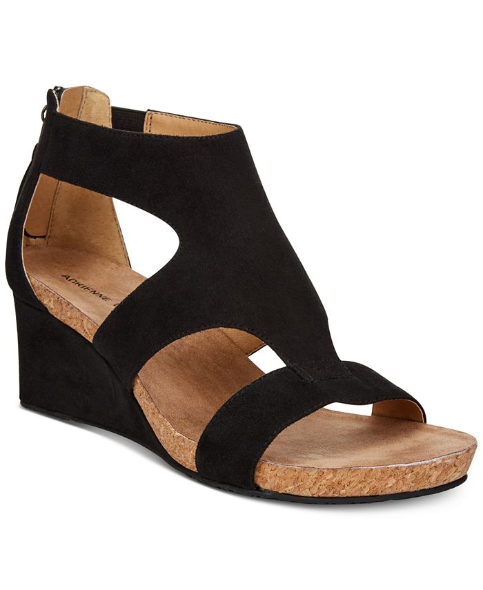 Adrienne Vittadini Tricia Wedge Sandals - Macy's
