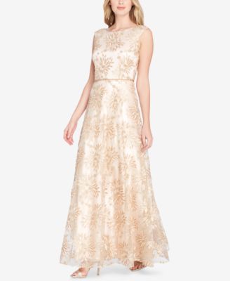 Tahari ASL - Embroidered Gown